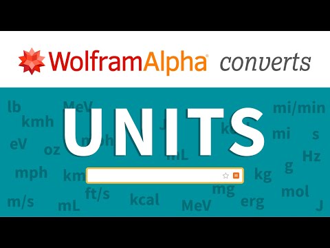 How to Do Unit Conversions with Wolfram|Alpha