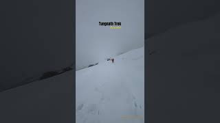 Tungnath Trek in December  #travelindia #tungnath #snowfall #snowstorm #incredibleindia
