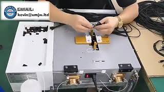 High efficient automatic USB cable dispensing pusher use for USB cable lines producing  data cable U