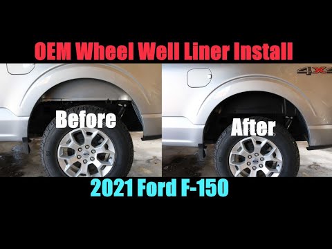 2021 Ford F-150 Wheel Well Liner Install