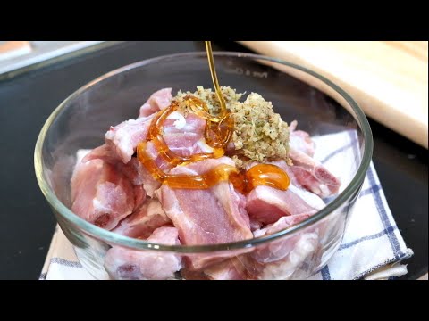 กระดูกหมูอบน้ำผึ้ง / ซี่โครงหมูอบน้ำผึ้ง เมนูประจำบ้าน  | Honey Pork Ricipe