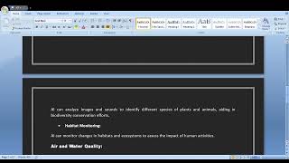 Environmental monitoring Complete Brief || AK Study ||