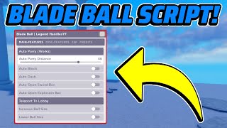 Blade Ball Script GUI / Hack (INFINITE COINS, AUTO PARRY, AUTOFARM, AND MORE) *PASTEBIN*