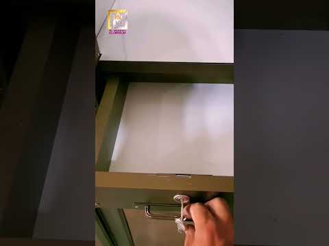 making Aluminium cupboard #viral#viralshort #viral #glass #cupboard