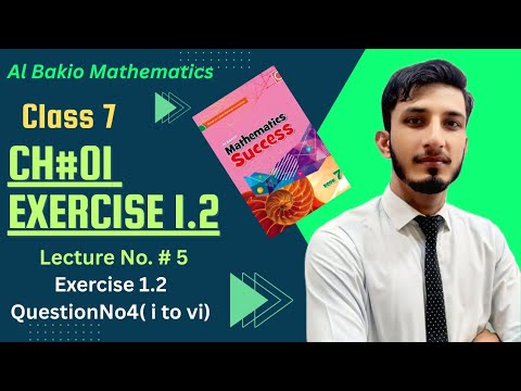 Albakio class 7 Ex. 1.2 Que. 4 ( i,ii,iii,iv ) chp. 1