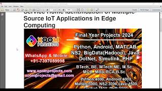 Service Home Identification of Multiple Source IoT Applications in Edge Computing