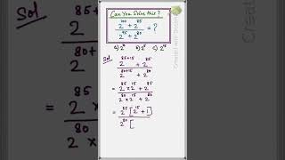 Exponential Problem #maths #cbsemaths #matholympiadproblem #mathsolympiad #icseboard #exponents