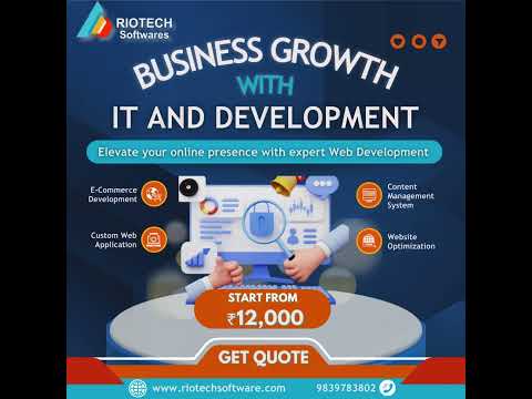 Elevate your online presence with our Expert Web Development Service, powered by Riotech Software