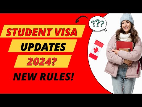 Canada Student Visa Updates 2024! New Rules!