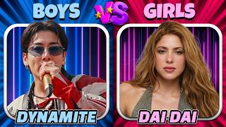 SAVE ONE SONG - BOYS VS GIRLS  Most Popular Viral Songs  | Music Quiz