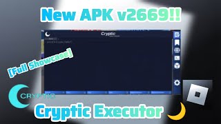Roblox New APK v2669 | Cryptic Executor 🌙 | [Full Showcase] Like And sub!