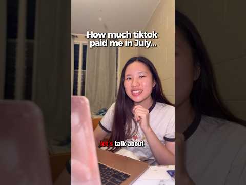 How much tiktok paid me as a micro influencer in July