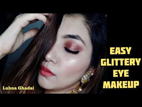 Easy Glittery Eye Make-up