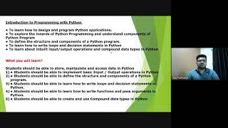 FYCS NEW SYLLABUS INTRODUCTION 2021-22