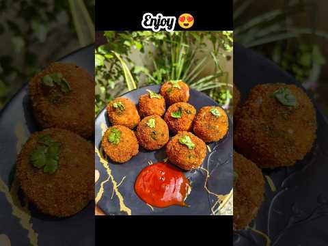 Vegetable cheese balls ✨ Golden, crispy, and oozing with cheesy #CheeseBalls #VeggieDelight