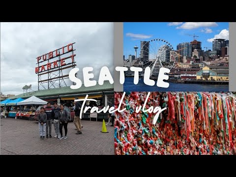 Pike place market, Great wheel,  Gum wall സിയാറ്റിൽ | Seattle, WA #mallu #Kerala #pikeplacemarket 