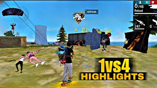 Solo vs Squad Highlights 🪂 #5