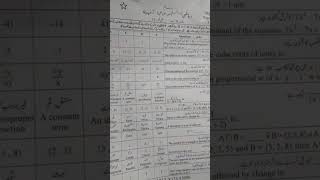 Bise Fsd Maths Objective class 10 2024 || Faisalabad board Maths Morning Objective question paper 24