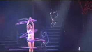 Anastasia Voladas, hula-hoops ( at Forbidden) of  Stageworks