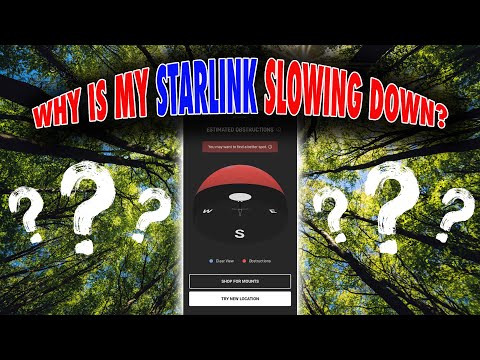 Is Starlink internet slowing down? intermittent connections and poor service can all be caused by...
