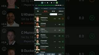 HEA vs STA #dream11 Team /Brisbane vs Melbourne Green Dream 11 Men T20 League #bbl2024