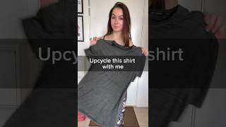 Upcycle Your Clothes WITHOUT Sewing! ♻️ #shorts