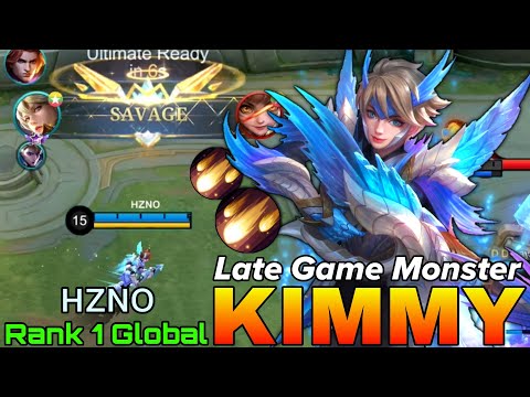 SAVAGE! Kimmy Late Game Monster - Top 1 Global Kimmy by ʜᴢɴᴏ - Mobile Legends