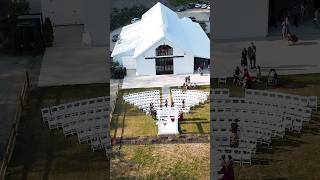 Venue Drone Shots🔥 #film #weddingvideo #dji #videographer #weddingvideographers #upstateny