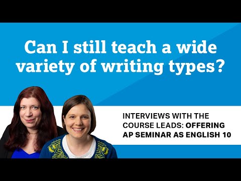 Can I still teach a variety of writing types?