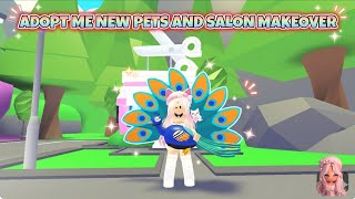 ADOPT ME NEW PETS AND SALON MAKEOVER #adoptme #roblox