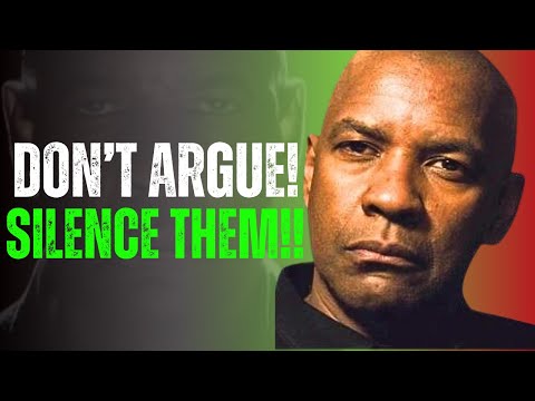 How to Silence Demons in People Without Saying a Word! | Denzel Washington Motivation