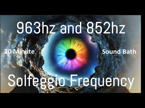 Powerful Divine Activating Sound Bath with 963hz and 852hz Solfeggio Tones