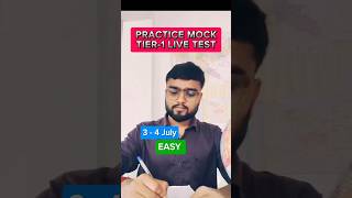Practice Mock CGL TIER-1 Live Test 23🎯 3-4 July🗓️||SSC CGL PRE 2025🎯#ssc #ssccgl #shorts #motivation
