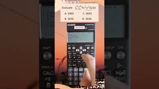 LEPT MATH MAJORSHIP | CALCULATOR TECHNIQUES | DOUBLE INTEGRATION