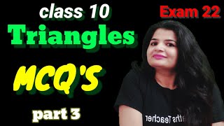{Target40 Series} Class 10 Chapter 6 Triangles MCQ Q21 to Q30 | Ncert solutions  class 10 maths