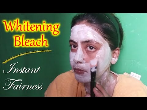 Skin Whitening Bleach to Get Instant Fairness | How To Do Facial Bleach At Home?