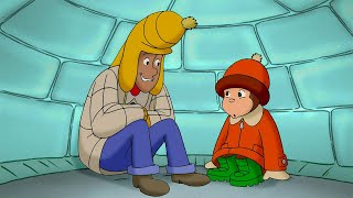 George Builds an Igloo! ❄️ 🐵 Curious George | Animal Friends