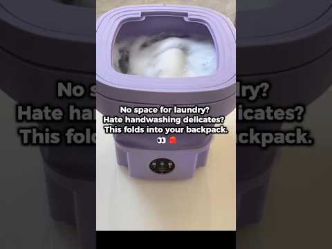 “Best Portable Foldable Washer for Travel & Tiny Homes 🧺🔌”  #miniwashingmachine