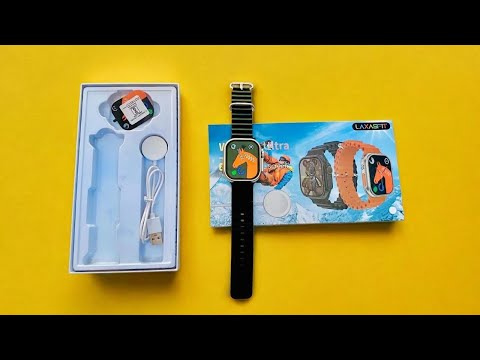 watch 9 ultra 49mm best clone with appel logo unboxing review under rs.650