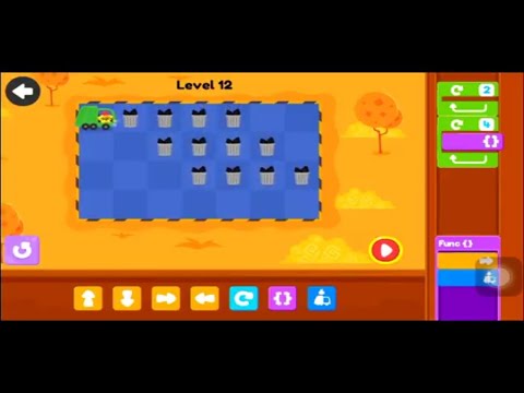 Garbage turck | Advanced | level 1 to 15 by Kidlo Coding