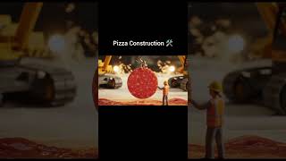 pizza construction #creativecontent pizza construction#tinyworkers #aiveo3 #aicontent