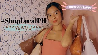 Shopee / IG Haul : LOCAL Shoes and Bag Edition + GIVEAWAY 🤍 | #SupportLocalPH