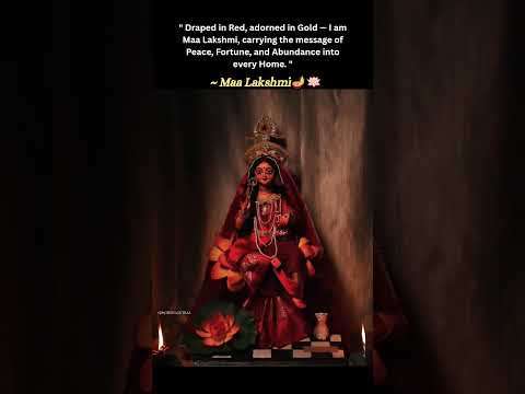 Maa Lakhsmi | Divine Goddess of Wealth, Peace & Prosperity🪔🪷