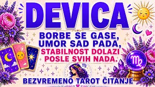 DEVICA ♍️ IZA UGLA ♍️ Borbe se gase, umor sad pada - Stabilnost dolazi posle svih nada! ⚖️✨️