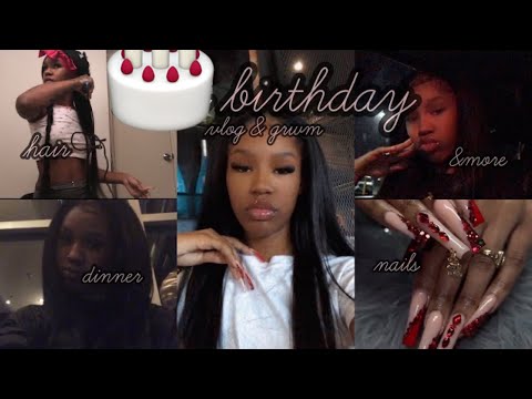 birthday vlog and grwm❤️| Jayanarose|