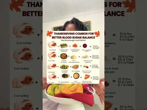 Thanksgiving Combos for Blood Sugar Balance #diabetesholiday #diabeteshealth #prediabeteshealth