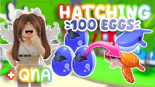 Hatching 100 *NEW* Endangered Eggs + Q&A 👀