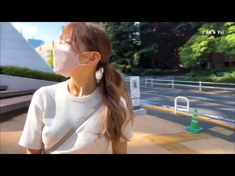 【ノーブラ散歩】Climb up to the top of Tokyo Tower