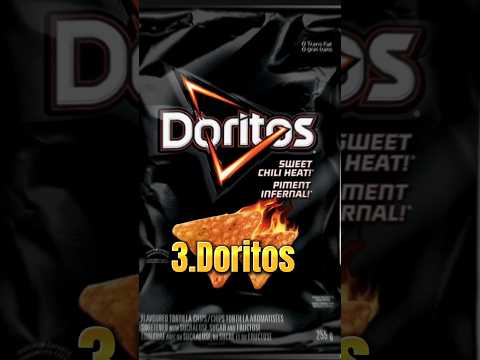 TOP 10 Most Popular Chips Brands (by revenue) 🤯 #shorts #chips