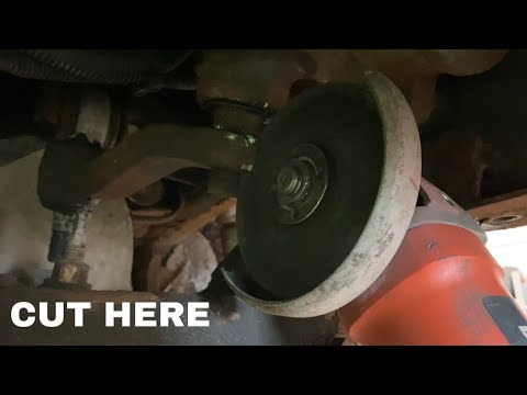 Quickest Way To Remove A Pitman Arm! GM Truck 2500HD Duramax